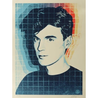 Shepard Fairey, Overloading the Grid (David Byrne), Lithograph For Sale