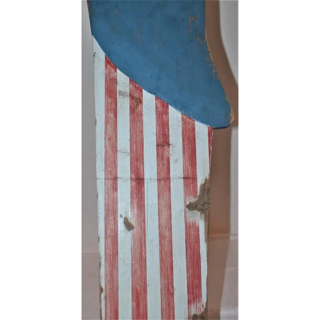 Patriotic Folky Uncle Sam, Garden Ornament For Sale - Image 10 of 11