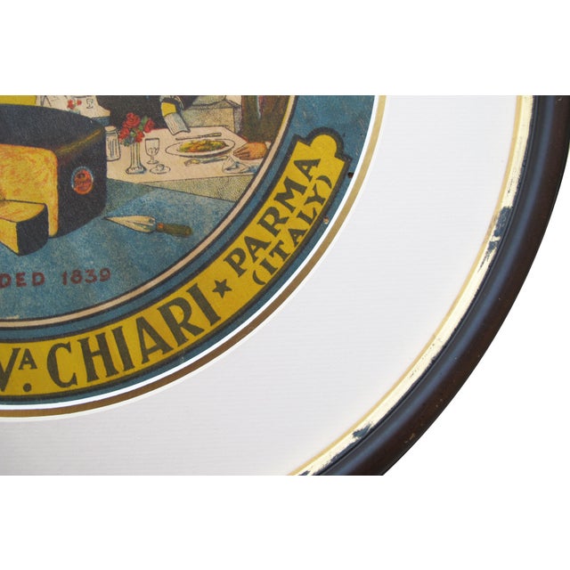 1930s Vintage Italian Parmesan Cheese Label, Pelagatti (framed) Chairish