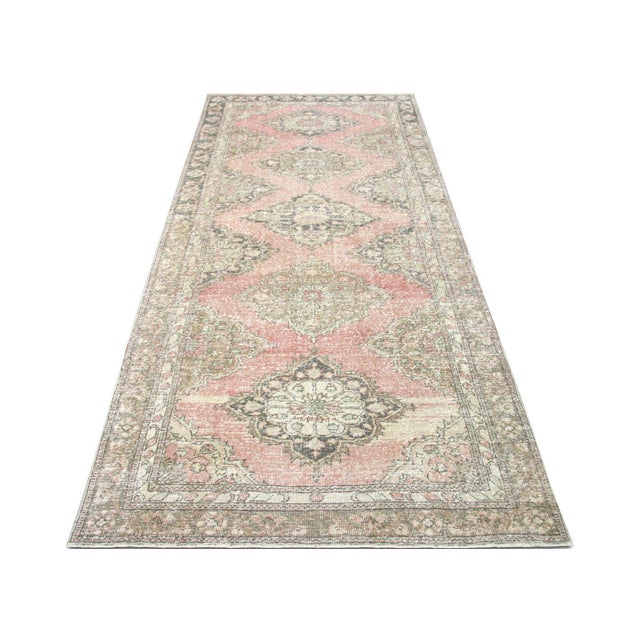 1960s Turkish Oushak Rug For Sale In Los Angeles - Image 6 of 6