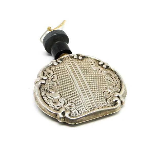 German Art Deco Silver Perfume Bottle, 1920s, in Very Good conditions. Designed 1920 to 1949