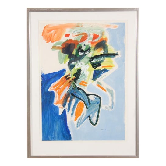 Finn Pedersen, Untitled, Acrylic on Paper, Framed For Sale