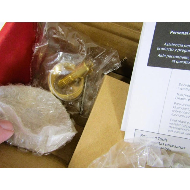 Gold Pfister Lg89-7ncbg Contempra Pressure Balanced Shower Only Trim - Brushed Gold For Sale - Image 8 of 12