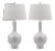 Blanche Gourd Lamp - White, a Pair For Sale