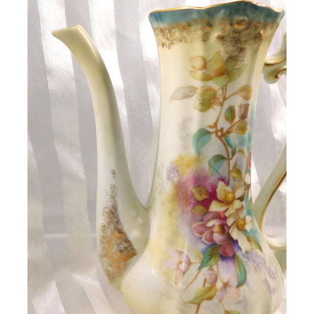 Late 18th Century Late 18th Century Reinhold Schlegelmilch Rs Prussia Chocolate Pot With Matching Sugar and Creamer - 3pcs For Sale - Image 5 of 13