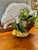Rustic European Mid 20th Century Large Majolica Swan Planter or Cache Pot in the Barbotine Style For Sale - Image 3 of 11