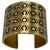 French Chanel Gold Cuff Coco Bracelet For Sale - Image 3 of 12