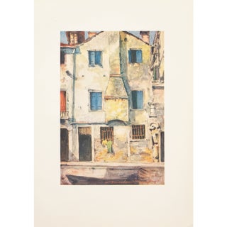 1912 Mortimer Menpes "Chioggia", Original Full-Color Print of Venice For Sale