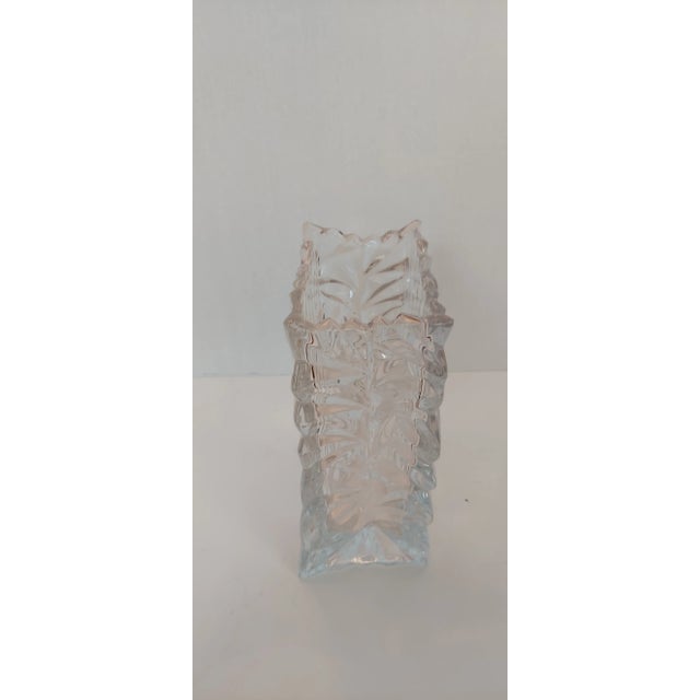 Rosenthal Studio Line Late 20th Century Rosenthal Studio Line Heavy Crystal Vase For Sale - Image 4 of 9