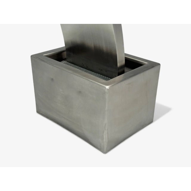 Metal Archie Held, Contemporary, Stainless Steel, Monumental Water Sculpture, Usa 2000 For Sale - Image 7 of 10