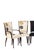 Chairs and Armchairs, Set of 5 For Sale - Image 3 of 8