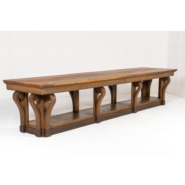 Antique French Oak Drapers Table, 1800s For Sale - Image 14 of 14
