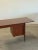 Brown Mid 20th Century Danish Arne Vodder Style Teak Drop-Leaf Desk For Sale - Image 8 of 12