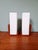 Tan Teak and Satin White Opaline Wall Lights by Louis Kalff for Philips, 1960s, Set of 2 For Sale - Image 8 of 15