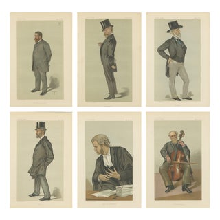Unknown, Parliament & Society, 1883, Paper, Set of 6 For Sale