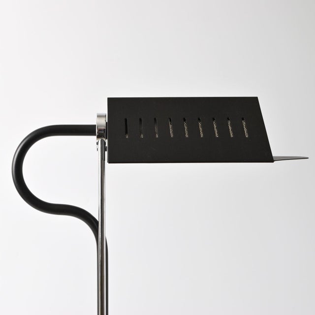 Black Postmodern Italian Desk Lamp, 1980s For Sale - Image 8 of 14