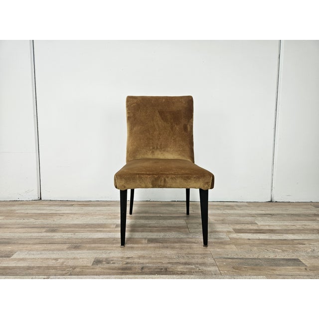 A 1950s-style single chair, ideal for a dining room or as a decorative element in hallways, living rooms, and other...