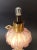 Gold Pink Murano Glass and Gold Leaf Table Lamp, 1950s For Sale - Image 8 of 13