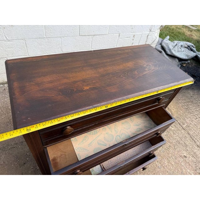 Antique Victorian Eastlake Style Dresser or Chest With Three Drawers For Sale - Image 10 of 15