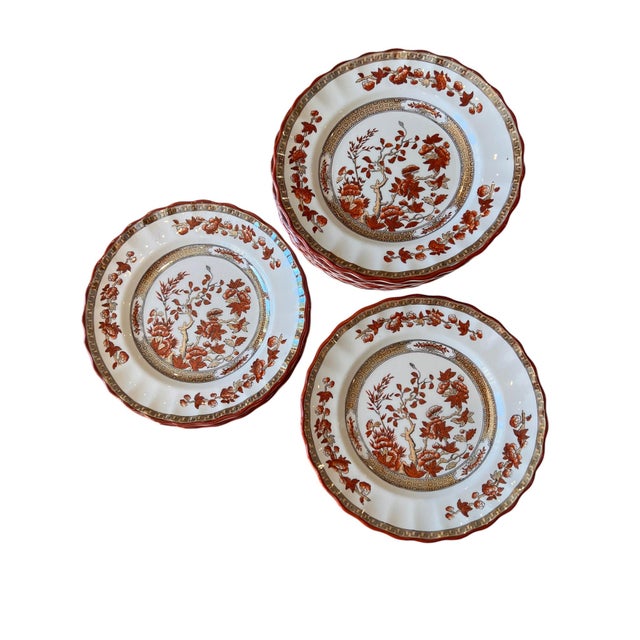 Spode Spode "Indian Tree" Side Plates, 6.5" C. 1920s, Set/12 For Sale - Image 4 of 17