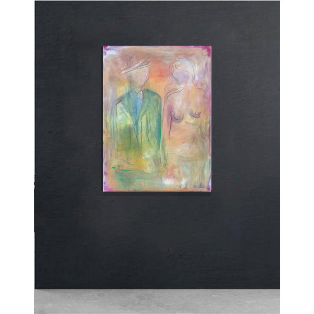 "Bashful" by Trixie Pitts Expressionist Abstract Oil Painting For Sale In Nashville - Image 6 of 12