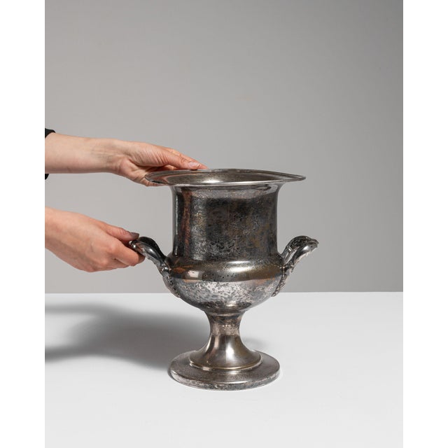 Mid 20th Century France Silver Ice Bucket For Sale - Image 9 of 15