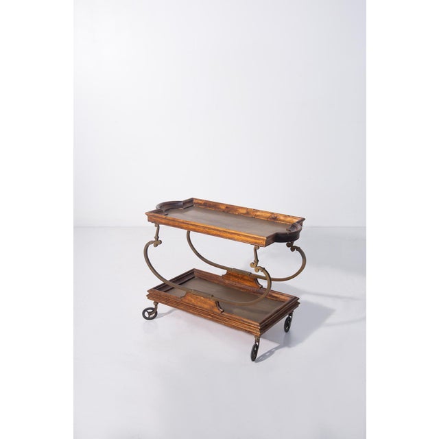 1930s Victorian English Serving Cart, 1930s For Sale - Image 5 of 9