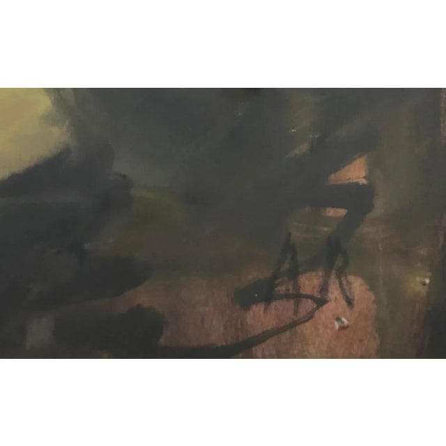 Modern Spring Bouquet of Flowers, Artwork on Paper For Sale - Image 3 of 7