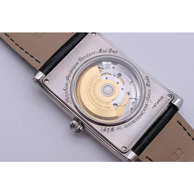 Carree Heart Beat Watch from Frederique Constant, 2010 For Sale - Image 6 of 14