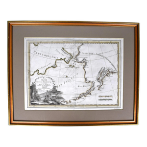Le Coste Nord Ovest Dell' America E Nord Est Dell' Asia Delineate Sulle Ultime Osservazioni Del Cp. Cook. 1798