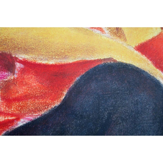 Remo Squillantini La Signora in Rosso Signed Lithograph 48/175 Framed 1980s For Sale In Detroit - Image 6 of 12