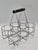 Vintage 6-Bottle Rack in Chrome-Plated Steel and Wood from Zack, 1980s For Sale - Image 4 of 11