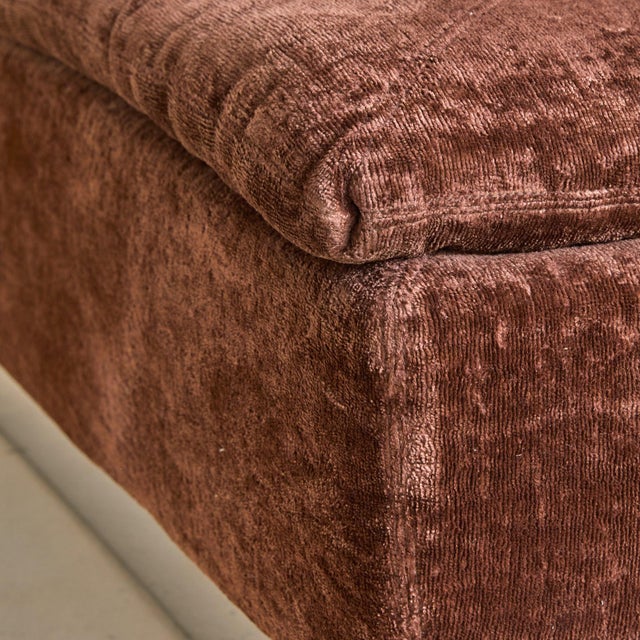 Italian Lounge Chair in Original Chestnut Upholstery, 1970s - 5 Available For Sale - Image 9 of 13