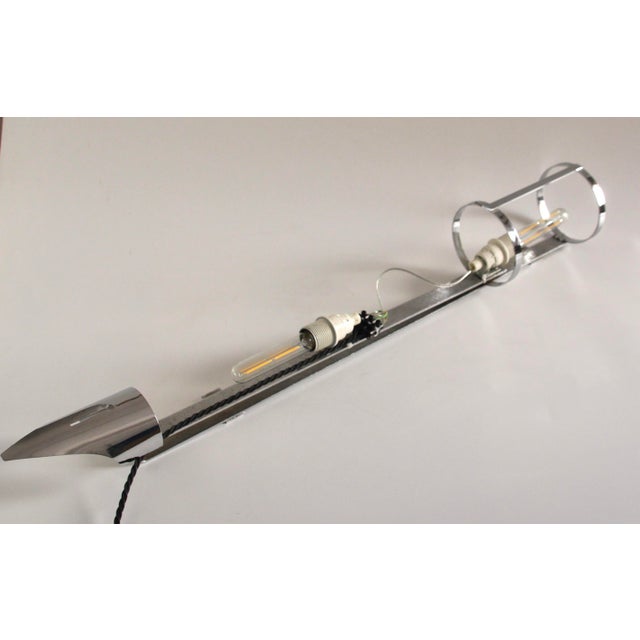 Mid-Century Modern Illuminated Wall Light, France, 1950s For Sale - Image 6 of 11