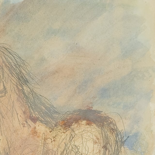 1990s Graphite Horse - Virginia Cohn Parkum, C. Unknown For Sale - Image 5 of 7