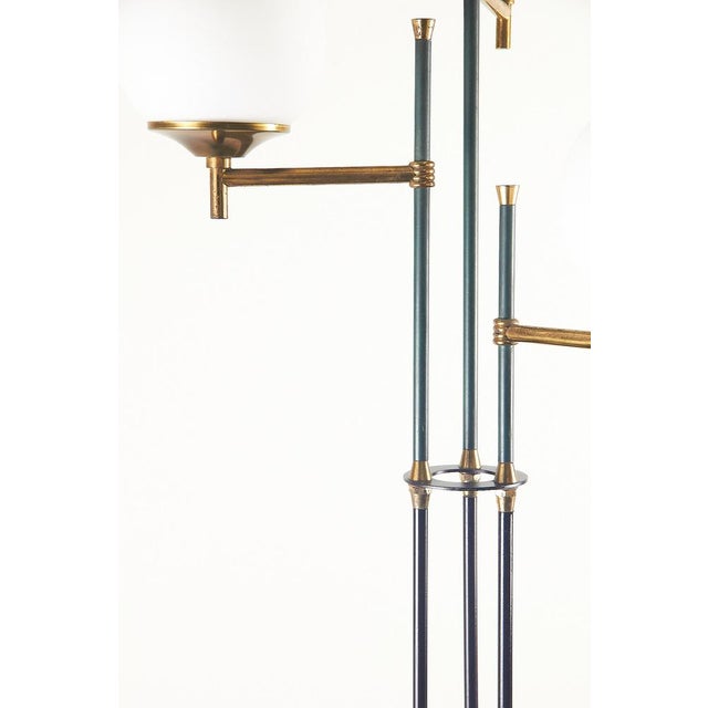 Cream Floor Lamp from Stilux Milano, 1950s For Sale - Image 8 of 9