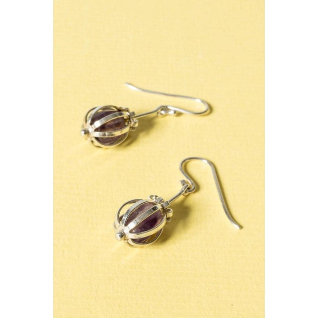 Silver Modernist Silver Earrings by Arvo Saarela, 1958, Set of 2 For Sale - Image 8 of 11