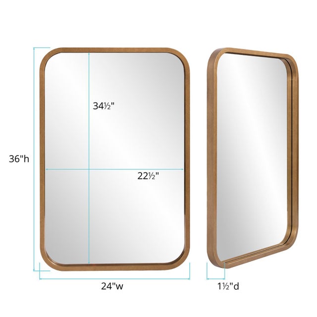 Metal Marcello Mirror For Sale - Image 7 of 8