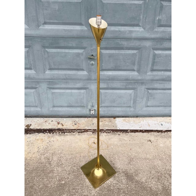 Hollywood Regency Style | Brass Upward Floor Lamp Base by Laurel Lamp Co. This is an iconic Laurel Lamp Design with a...