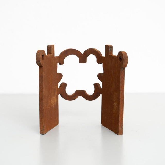 1990s After Chillida, Abstract Sculpture, 1990s, Iron For Sale - Image 5 of 11