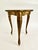 Petite Italian Gold Leaf Florentine Table For Sale - Image 10 of 11