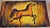 Vintage Mid-Century Handwoven Wool Tapestry, Galloping Horse Design, Yellow & Brown, 38” X 68” For Sale - Image 11 of 11