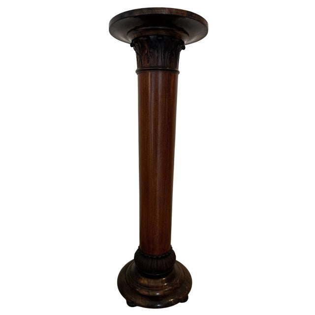 Antique Flower Column, 1800s For Sale - Image 13 of 13