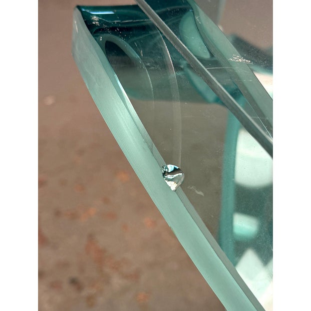 Glass Mid 20th Century "Neolitico" Dining Table From Reflex For Sale - Image 7 of 15