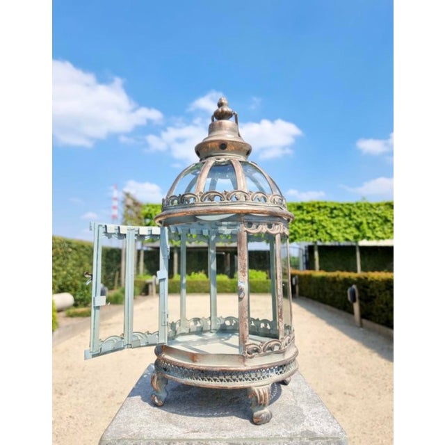 Lantern in Glass, 1970s For Sale - Image 6 of 11