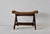 Brown Mid-Century Danish Modern Hans Wegner Style Wood Rope Cord Folding Stool Ottoman For Sale - Image 8 of 18