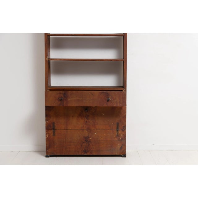 19th Century Swedish Faux Painted Pine Country Shelf For Sale - Image 10 of 14