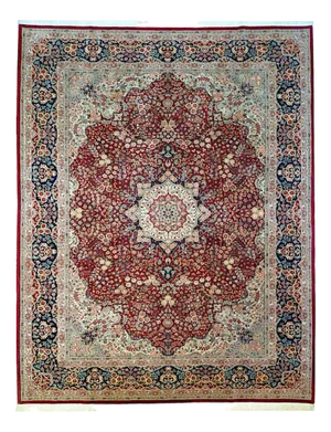 Chinese Rug in Silk, 1990s
