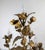 19th Century Electrified Floral Poppy Flower Bronze Candelabra Table Lamp For Sale - Image 12 of 18