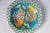 Mediterranean Vintage Hand-Painted/Glazed Majolica Fish Platter Wall Hanging For Sale - Image 3 of 7